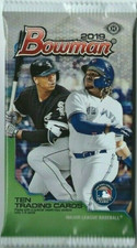 Marketplace image: 2019 Bowman w/ Chrome Guaranteed (1/1 Superfractor Auto) Hot Pack