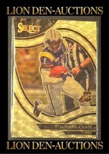 Marketplace image: Ja'Marr Chase 2021 Chronicles Select Draft Picks GOLD PRIZM  SUPERFRACTOR 1/1 RC