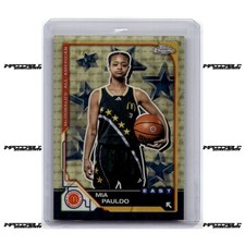 Marketplace image: 2025 Topps Chrome McDonald's A/A - #25 Mia Pauldo Rookie 1/1 SUPERFRACTOR