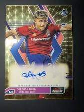 Marketplace image: 2023 TOPPS FINEST MLS SUPERFRACTOR GOLD ROOKIE AUTO SALT LAKE - DIEGO LUNA 1/1