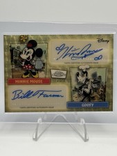 Marketplace image: 2026 Topps Disney Neon Minnie Mouse / Goofy Superfractor Dual Auto 1/1