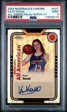 Marketplace image: 2024 Topps Chrome McDonald's All-American Kate Koval AUTO Superfractor 1/1 LSU