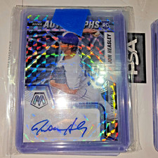 Marketplace image: 2022 PANINI MOSIAC BLACK/SILVER SUPERFRACTOR RAM-JH JON HEASLEY RC AUTO - ROYALS