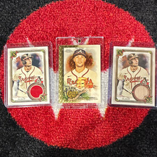 Marketplace image: Topps Allen & Ginter 2022 Matt Olson Superfractor 1/1 plus Relic Jersey and Bat