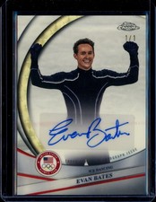 Marketplace image: EVAN BATES 2026 Topps Chrome Winter Olympics Team USA SUPERFRACTOR Auto 1/1