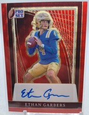 Marketplace image: ETHAN GARBERS 2024 Pro Set Metal RED GOLD SUPERFRACTOR #1/1 ONE OF ONE No.PA-EG1