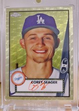 Marketplace image: 2021 topps chrome auto Corey Seager 1/1 superfractor Autograph one of one
