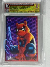 Marketplace image: Kickstradomis Spidey Pooh Megacon 2025 Exclusive Kicks Darklord Superfractor /5