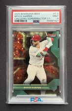 Marketplace image: 2025 Bowmans Best - Bryce Harper- SUPERFRACTOR - Circuitry 1/1! 🦐 PHILLIES