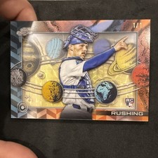 Marketplace image: 2025 Topps Cosmic Chrome Dalton Rushing SUPERFRACTOR Planetarium P-22