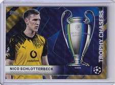 Marketplace image: 2025-26 Topps UCC Flagship Nico Schlotterbeck Trophy Chasers Superfractor 1/1