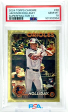 Marketplace image: PSA 10 Topps Chrome Jackson Holliday Superfractor 1/1
