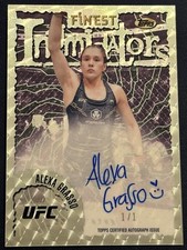 Marketplace image: 2024 TOPPS FINEST ALEXA GRASSO INTIMIDATORS SUPERFRACTOR AUTO #1/1 CHAMPION