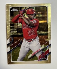 Marketplace image: 2021 Topps Chrome #5527 Justin Upton Superfractor 1/1 Angels