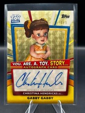 Marketplace image: 2025 Topps Toy Story Christina Hendricks Gabby Gabby Auto Superfractor 1/1