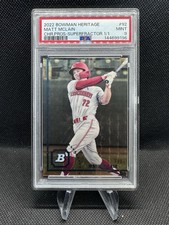 Marketplace image: Matt McLain 2022 Bowman Heritage Superfractor 1/1 PSA 9