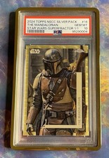 Marketplace image: 2024 Topps NSCC Silver Pack Star Wars The Mandalorian Superfractor 1/1 PSA 10