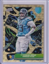 Marketplace image: 2025 Topps Cosmic Chrome Football T'Vondre Sweat SuperFractor 1/1 SSP Rare