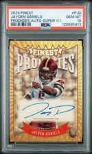 Marketplace image: 2024 Topps Finest Jayden Daniels RC Prodigies Auto Superfractor #1/1 PSA 10 🔥