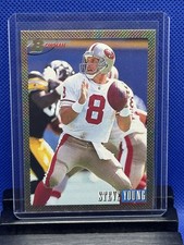 Marketplace image: 1993 BOWMAN SUPERFRACTOR FOOTBALL #270 STEVE YOUNG