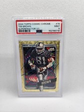 Marketplace image: 2024 Topps Chrome Cosmic Tim Brown Superfractor 1/1 PSA 9 MINT
