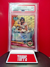 Marketplace image: 2023 Topps Bowman Chrome🔥1st🔥Grant Wells🔥Superfractor🔥Auto🔥1/1🔥PSA
