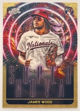 Marketplace image: 2025 Topps Cosmic Chrome James Wood Supernova 1/1 Superfractor Nationals