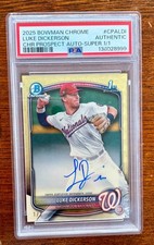 Marketplace image: 2025 Bowman Chrome Luke Dickerson TRUE Superfractor Auto 1/1 PSA