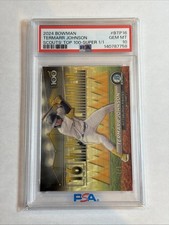 Marketplace image: 2024 Bowman Chrome Superfractor Scouts Top 100 Termarr Johnson 1/1 1 of 1 PSA 10
