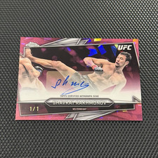 Marketplace image: Topps 2026 Sapphire UFC Shavkat Rakhmonov SuperFractor 1/1 Auto Padparadscha
