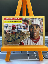 Marketplace image: Topps 2021 Transcendent HOF Barry Larkin Reds SuperFractor Auto 1/1 56HOF-BL