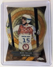 Marketplace image: 2026 Topps Chrome * BODE MILLER - Winter Olympics - Superfractor  1/1 (only 1)