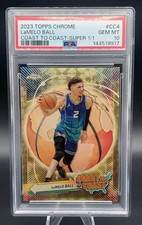Marketplace image: LaMelo Ball 2023 Topps Chrome Superfractor 1/1 Coast to Coast #CC-4 PSA 10