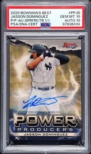 Marketplace image: PSA 10/10 JASSON DOMINGUEZ AUTO 2020 Bowman Chrome SUPERFRACTOR #1/1 RC GEM MINT