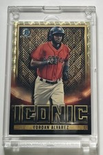 Marketplace image: 2023 Bowman Chrome Yordan Alvarez 1/1 Superfractor Bowman Iconic #BI-4 MINT