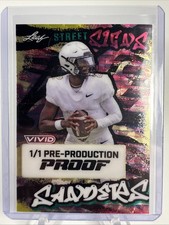 Marketplace image: 2024 Shedeur Sanders Leaf Street Signs 1/1 Pre-Production Proof Superfractor