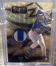 Marketplace image: 2025 Panini Select Zyhir Hope 1/1 Superfractor patch card No. SP-ZH Sparks