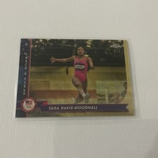 Marketplace image: 2024 Topps Chrome Olympics Track & Field Tara Davis-Woodhall SUPERFRACTOR 1/1 RC