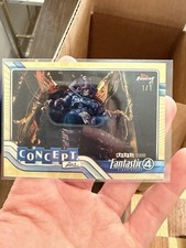 Marketplace image: 2026 Topps Finest 1/1 Superfractor concept Art Of Galactus
