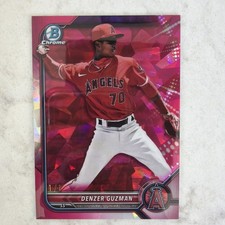 Marketplace image: 2022 Bowman Chrome Sapphire Denzer Guzman SuperFractor Rookie 1/1