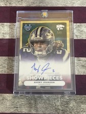 Marketplace image: 2025 Bowman Chrome U Avery Johnson Bowman Showpieces SuperFractor 1/1 KSU Auto