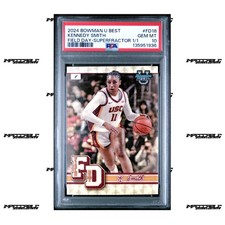 Marketplace image: 2024-25 Bowman U Best - #FD-18 Kennedy Smith Rookie 1/1 SUPERFRACTOR PSA 10