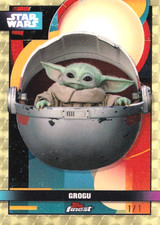 Marketplace image: Topps 2025 Star Wars Smugglers Outpost Grogu Mandalorian Superfractor 1-1