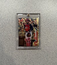 Marketplace image: 2020 Topps Chrome Update Series #U-48 Sandy Leon Superfractor 1/1 Cleveland RARE