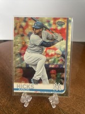 Marketplace image: 2019 Topps Chrome Sapphire Aaron Hicks Superfractor 1/1 #260 Yankees ONE OF ONE