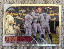 Marketplace image: 2023 Topps Chrome Sapphire Arizona Diamondbacks Team Card Superfractor 1/1 WS