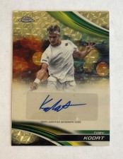 Marketplace image: Toby Kodat 2025 Topps Chrome Tennis Superfractor Auto 1/1 #CA-TKT