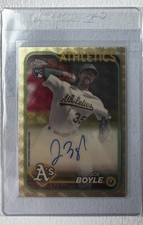 Marketplace image: 2024 Topps Chrome Update Joe Boyle Superfractor Auto Rookie 1/1
