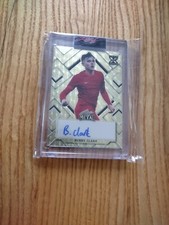 Marketplace image: 2022 Leaf Metal Soccer Bobby Clark SUPERFRACTOR GOLD CIRCLES AUTO 1/1 ENGLAND