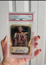 Marketplace image: 2024 Topps Finest UFC Alex Pereira 1/1 CASE HIT AUTOGRAPHED SUPERFRACTOR! RARE